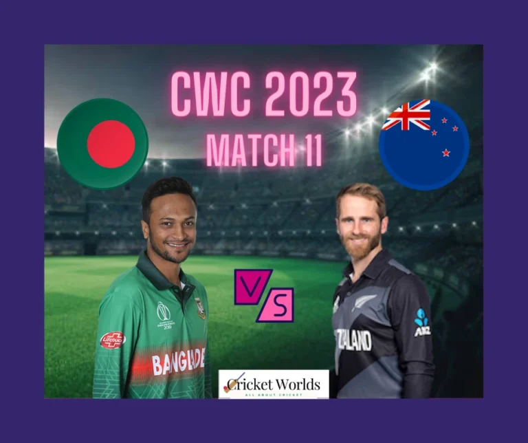 Bangladesh vs New Zealand CWC 2023