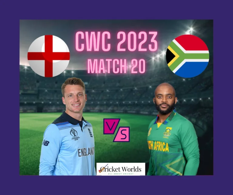 England vs South Africa CWC 2023