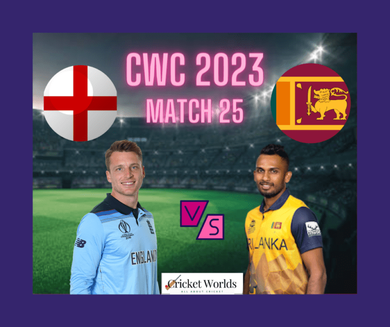 England vs Sri Lanka CWC 2023