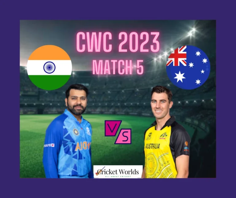India vs Australia CWC 2023