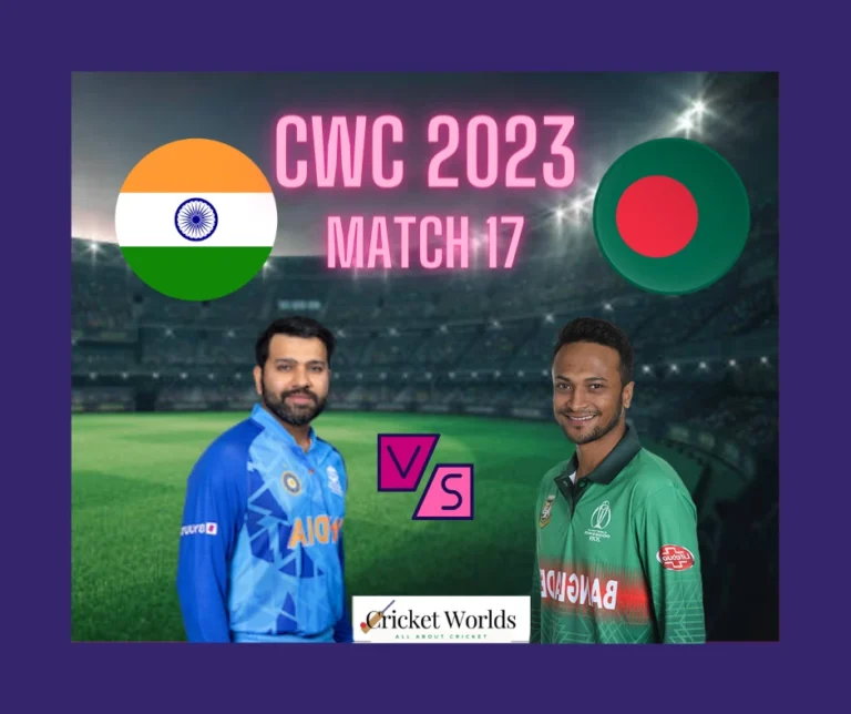 India vs Bangladesh CWC 2023