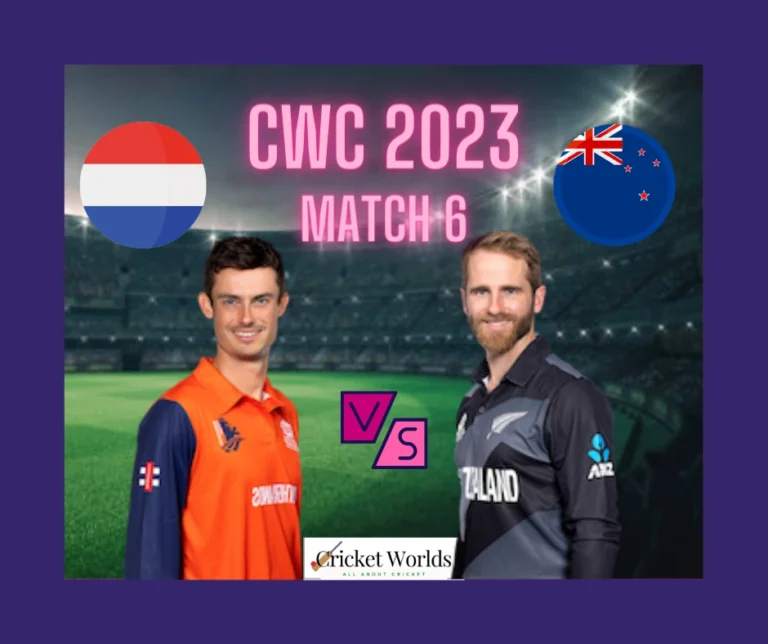 Netherlands vs New Zealand CWC 2023