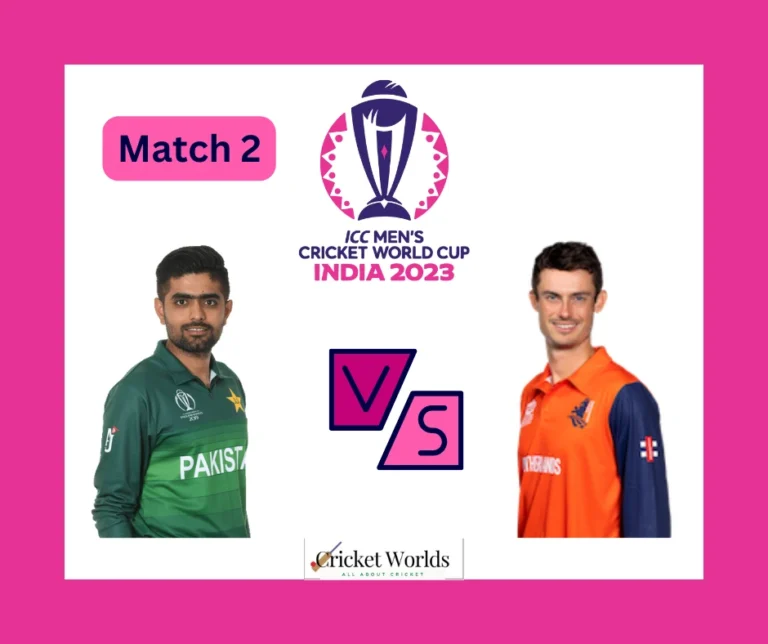 Pakistan vs Netherlands CWC 2023