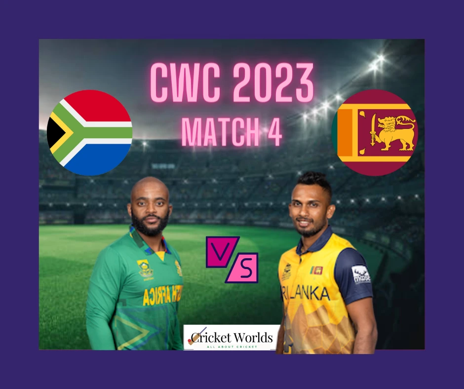 South Africa vs Sri Lanka CWC 2023