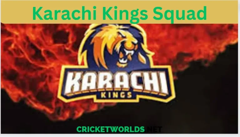 Karachi Kings Squad 2024