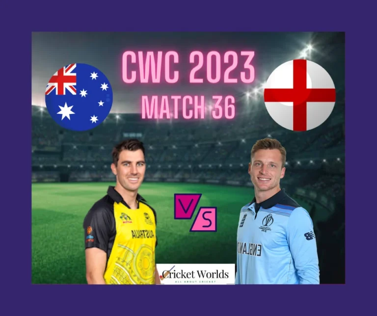 Australia vs England Cricket World Cup 2023