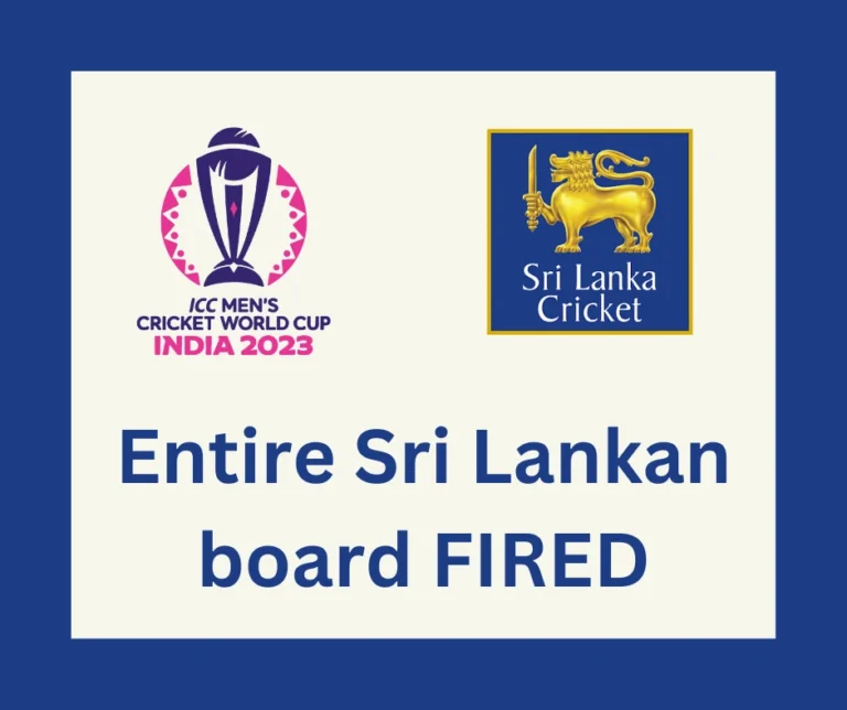 Entire Sri Lankan board FIRED