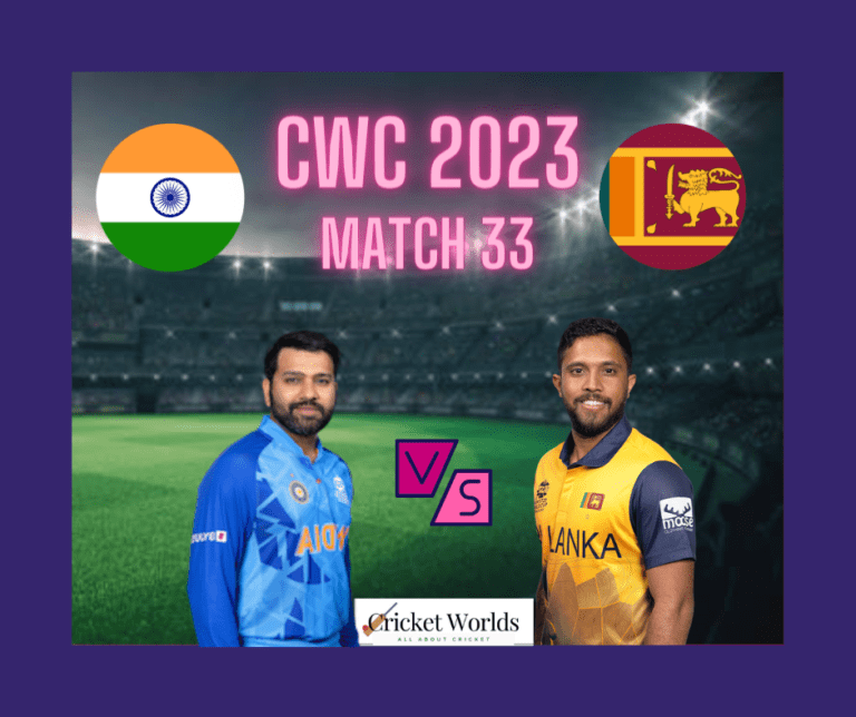 India vs Sri Lanka CWC 2023