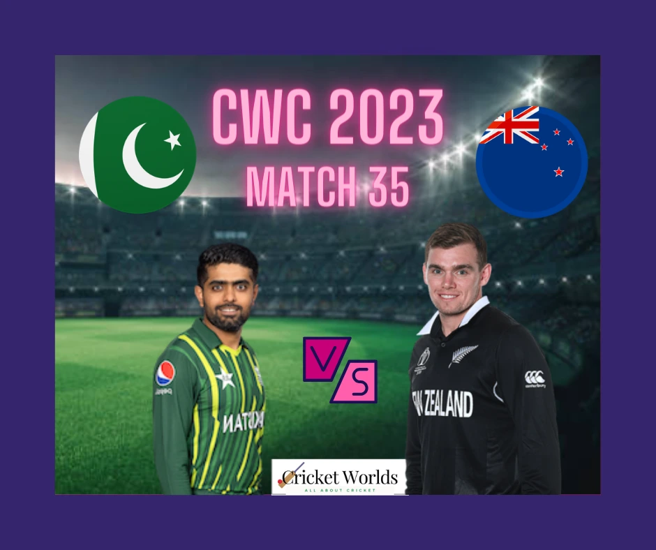 Pakistan vs New Zealand CWC 2023