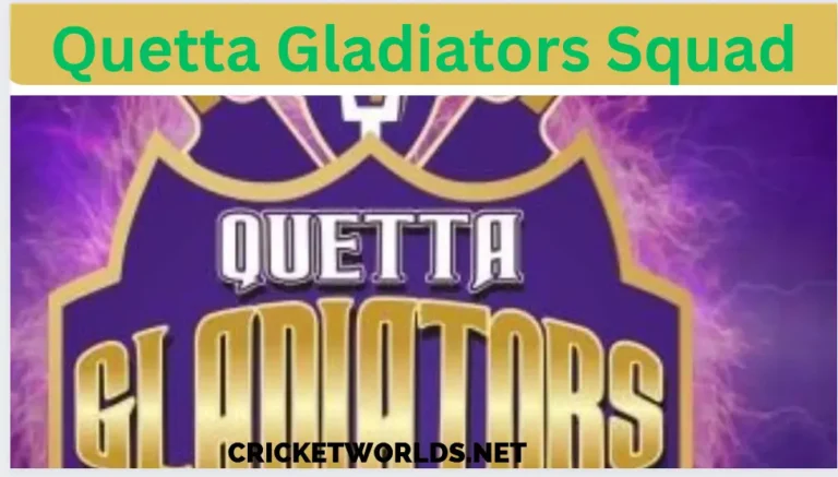Quetta Gladiators Squad 2024 [PSL 9 UPDATED]