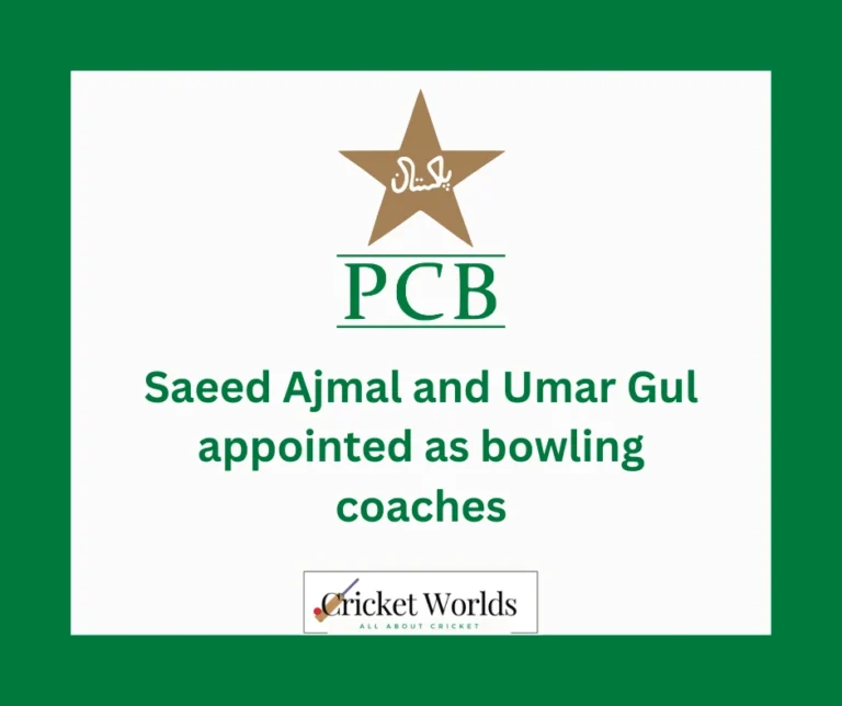 Saeed Ajmal and Umar Gul appointed as bowling coaches