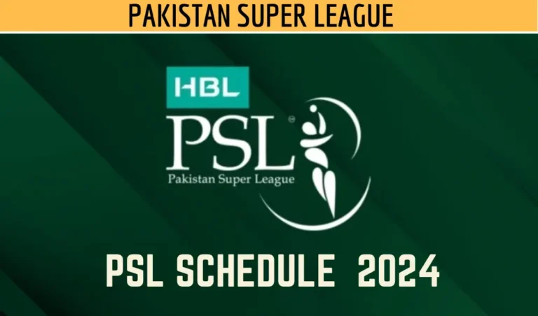 PSL Schedule 2024 – PSL 9 Timetable
