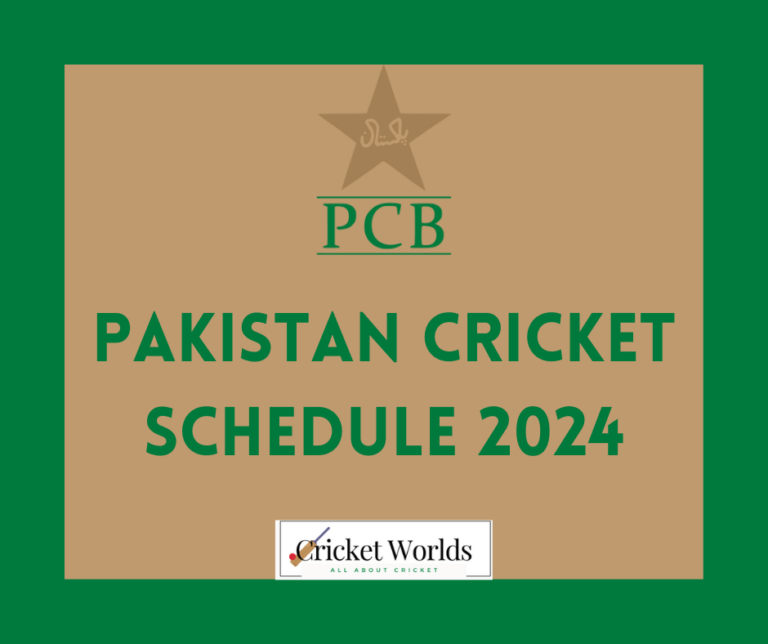 Pakistan Cricket Schedule 2024 – PCB