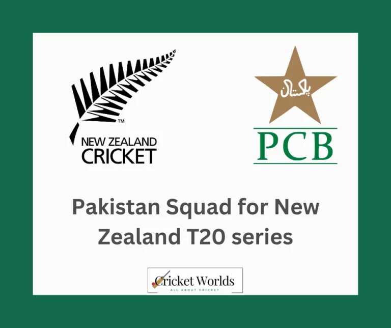 Pakistan Squad for New Zealand T20 series