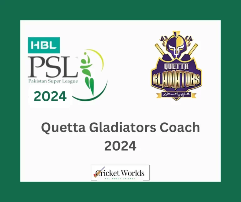 Quetta Gladiators Coach 2024