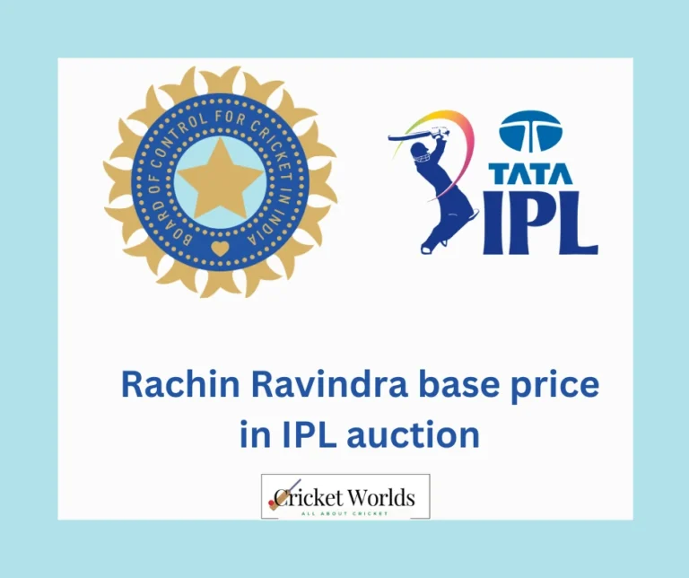 Rachin Ravindra base price in IPL auction