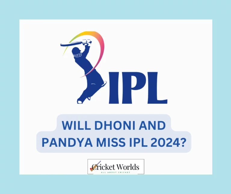 Will Dhoni and Pandya miss IPL 2024?