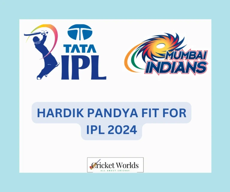 Hardik Pandya fit for IPL 2024