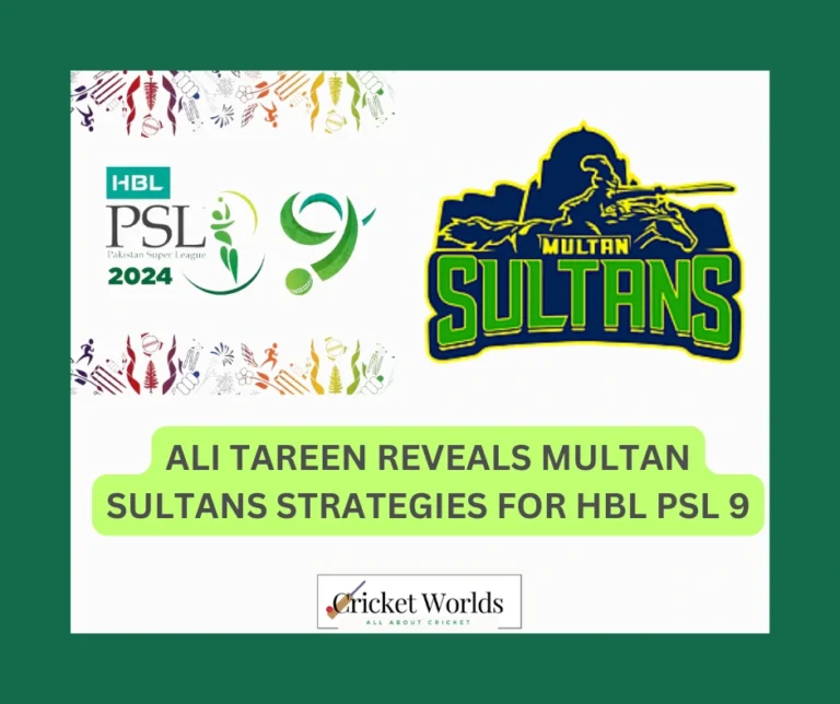 Ali Tareen reveals Multan Sultan strategies for HBL PSL 9
