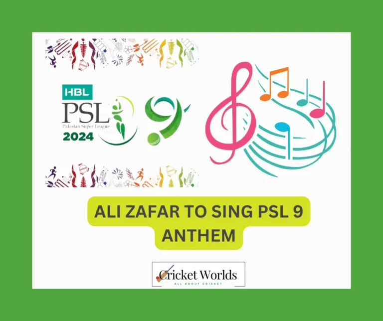 Ali Zafar to sing PSL 9 Anthem