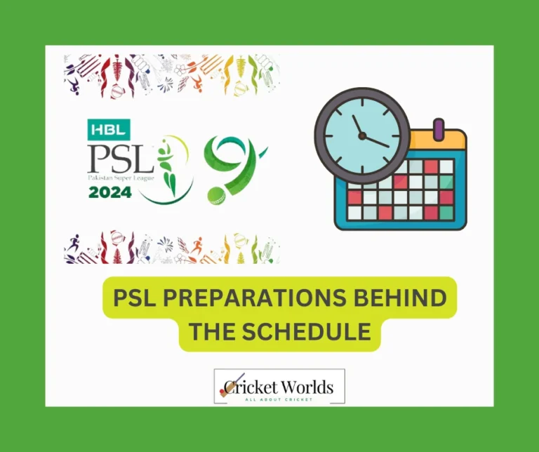 PSL preparations behind schedule