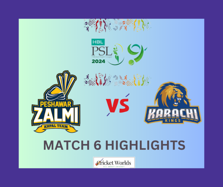 Peshawar Zalmi v Karachi Kings Match 6 Highlights