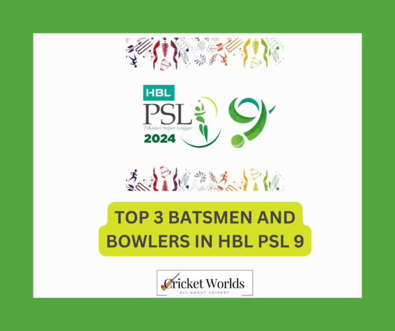 Top 3 batsmen and bowlers in HBL PSL 9